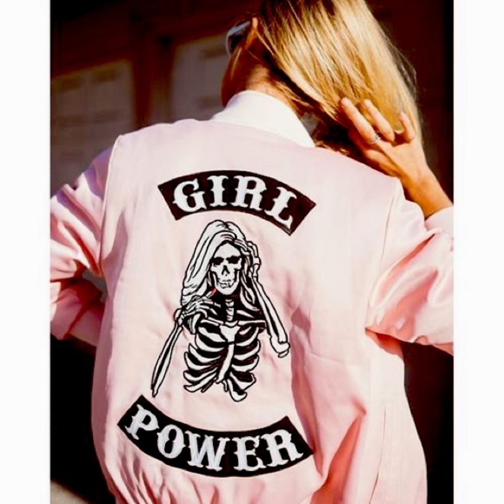 NYLON X Petals and Peacocks Bomber Jacket